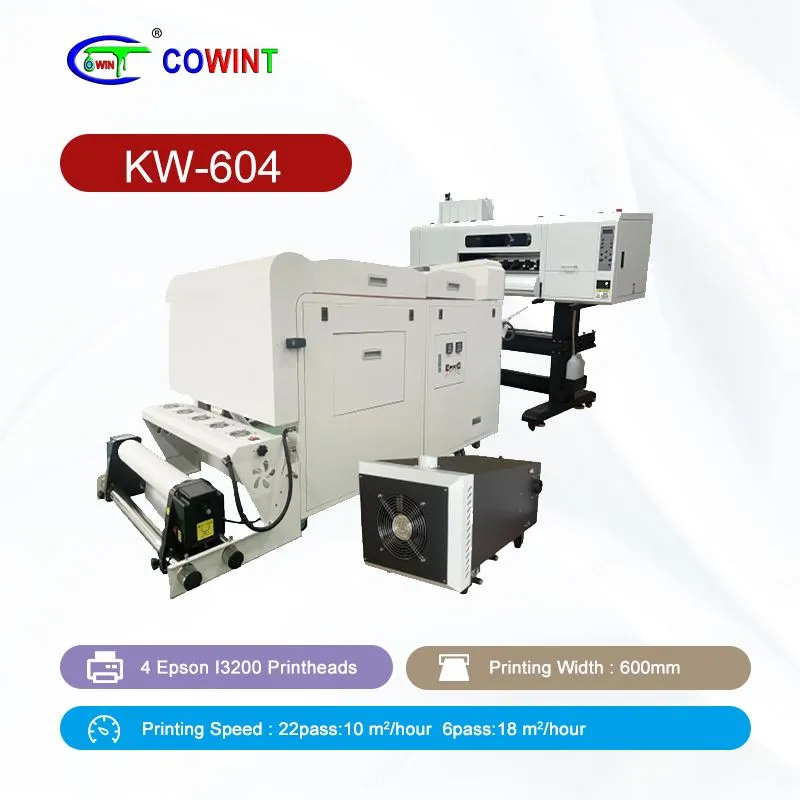 KW 604 4 Epson Printeads DTF Argraffydd